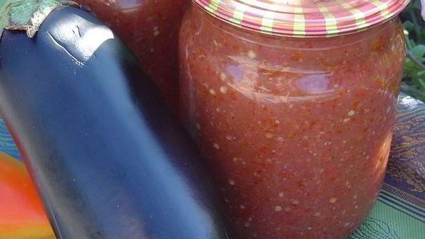 аджика с баклажанами