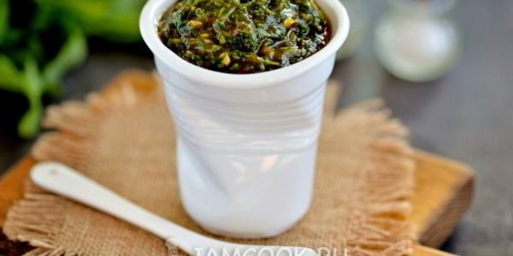 Рецепт аджики с кинзой