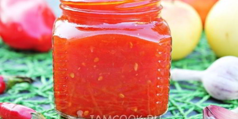 Рецепт аджики сладкой ны зиму с яблоками