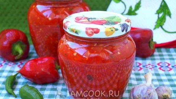 аджика сырая из красного перца