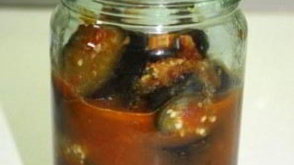 баклажаны в аджике на зиму