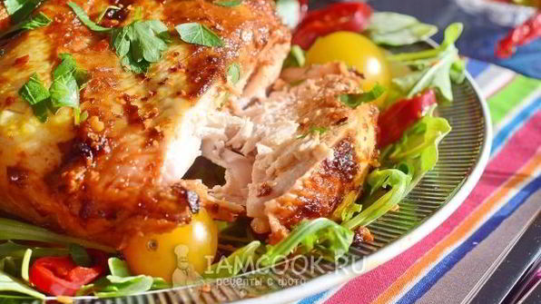куриная грудка в аджике