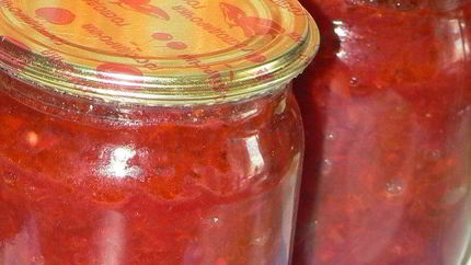 Свекла в аджике