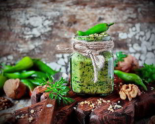 Зеленая аджика по-абхазски