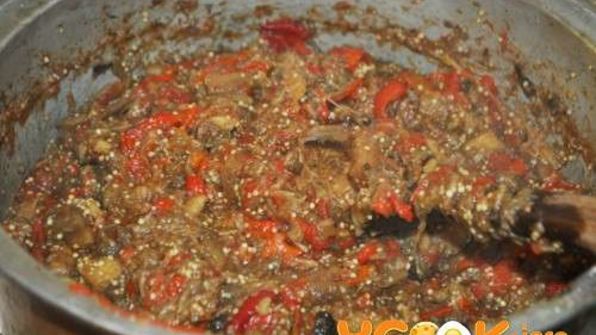 баклажанная икра на зиму