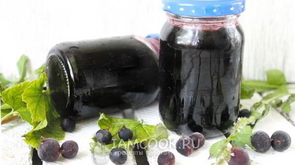 джем из черной смородины на зиму