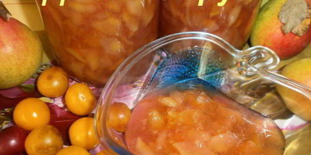 Рецепт джема из груш