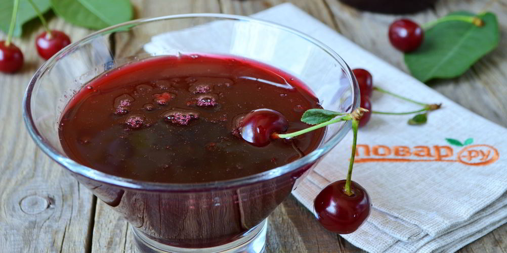 Рецепт джема из вишни без косточек на зиму