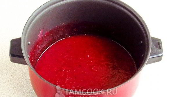 джем из вишни и красной смородины