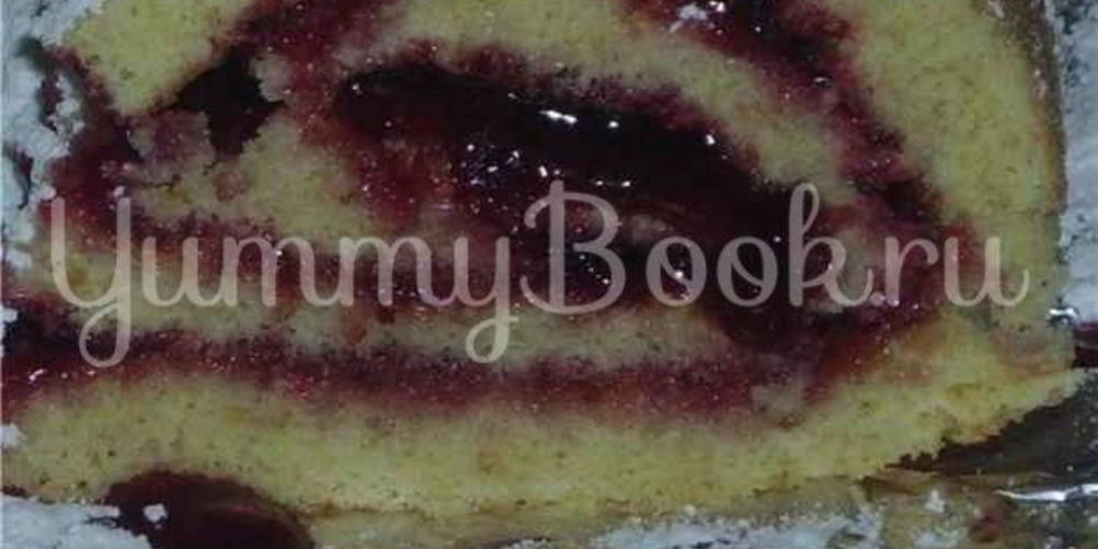 Рецепт рулета с джемом