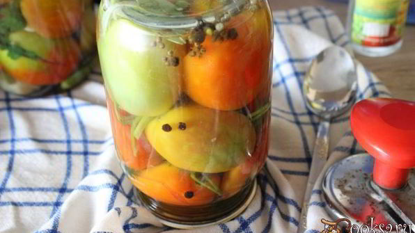 фаршированные зеленые помидоры на зиму