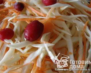 Капуста хрустящая квашеная