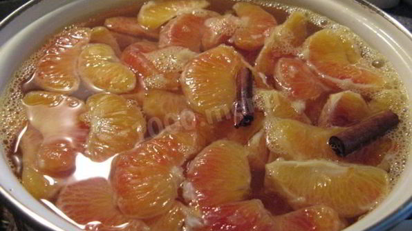 апельсиновый компот из апельсинов