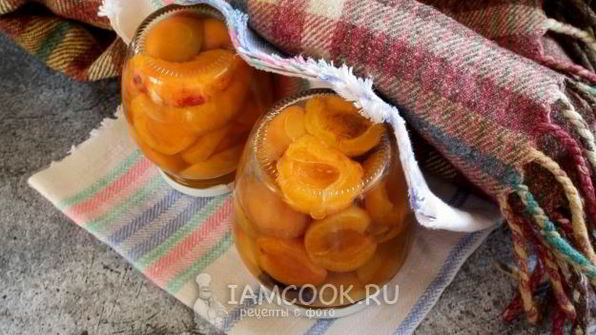 компот из абрикосов без косточек на зиму