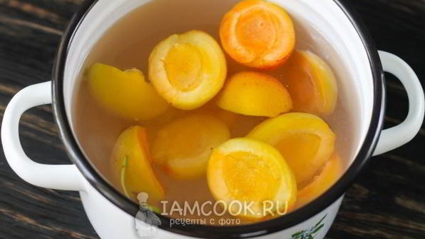 компот из абрикосов на зиму без стерилизации