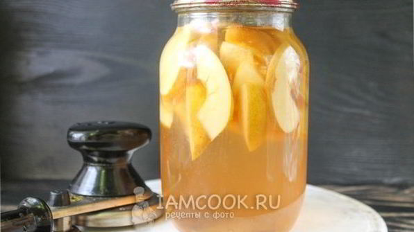 компот из айвы на зиму