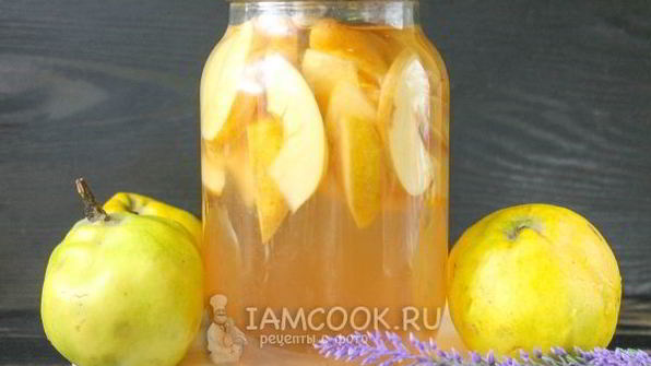 компот из айвы на зиму