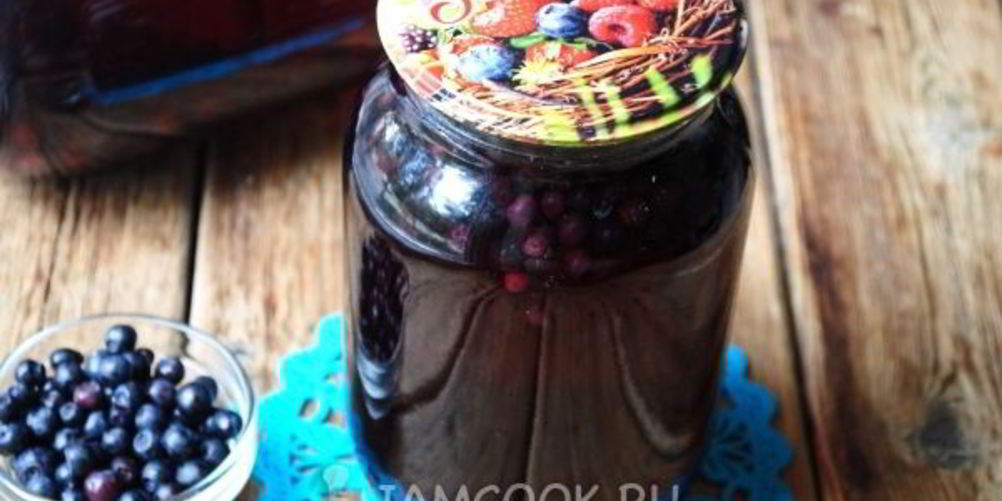 Рецепт компота из черники