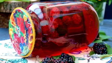 Компот из ежевики на зиму