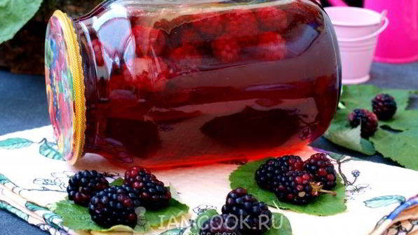 компот из ежевики на зиму