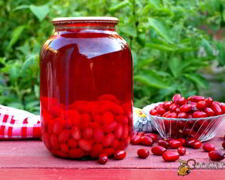 Компот из кизила на зиму