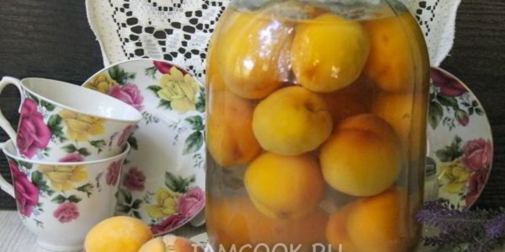 Рецепт компота из персиков на зиму