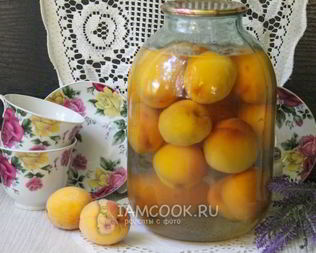 Компот из персиков на зиму