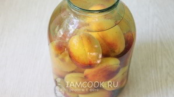 компот из персиков на зиму