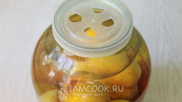 компот из персиков на зиму