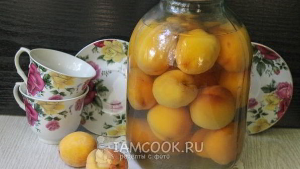 компот из персиков на зиму