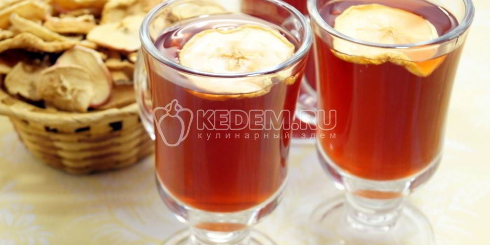 Рецепт компота из вишни и яблок