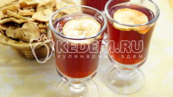 компот из вишни и яблок