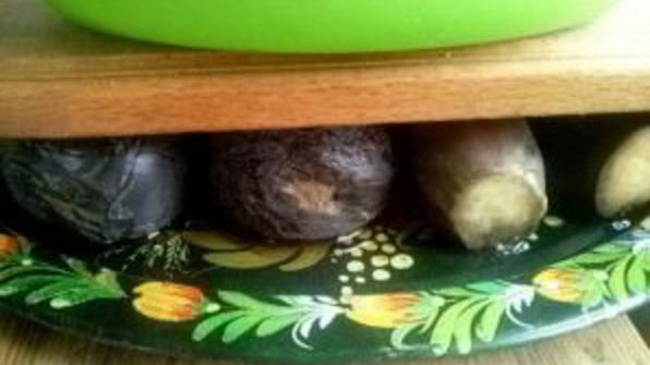 квашеные баклажаны с морковкой