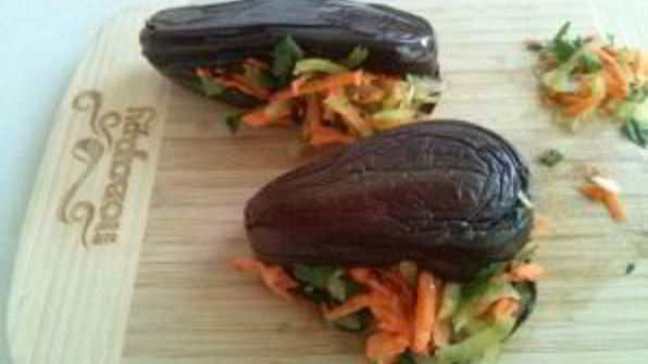 квашеные баклажаны с морковкой