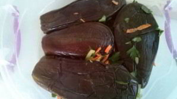 квашеные баклажаны с морковкой