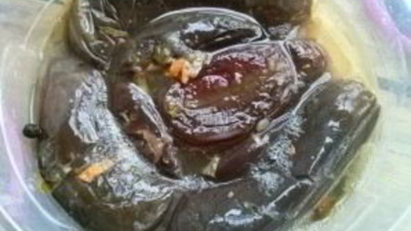 квашеные баклажаны с морковкой