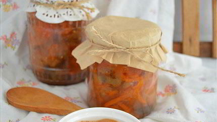 Лечо из баклажанов