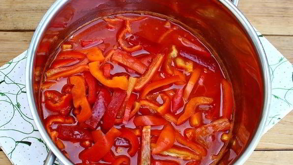 лечо с фасолью на зиму