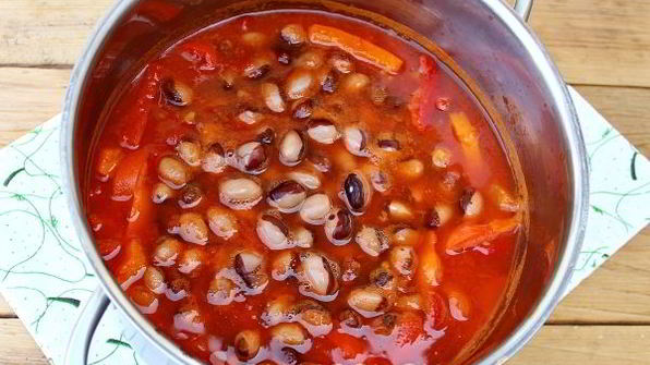 лечо с фасолью на зиму