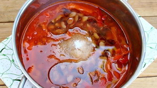 лечо с фасолью на зиму