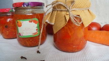 Лечо с морковью