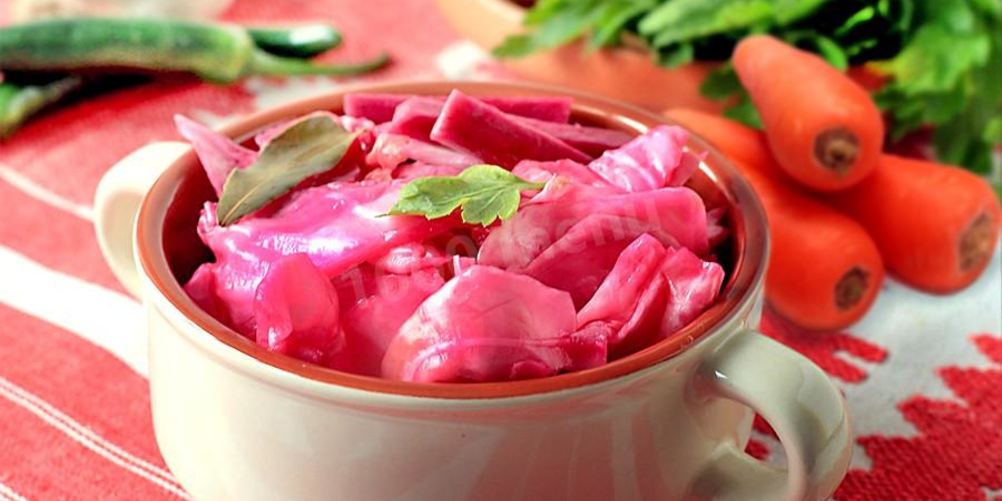 Рецепт капусты провансаль со свеклой