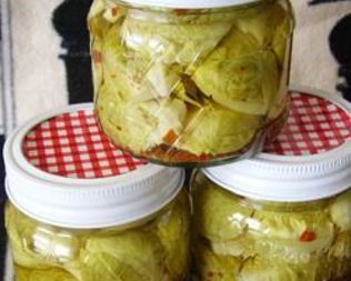 Маринованная брюссельская капуста