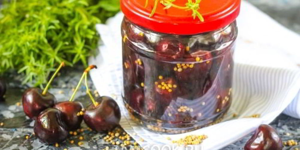 Рецепт маринованной черешни на зиму