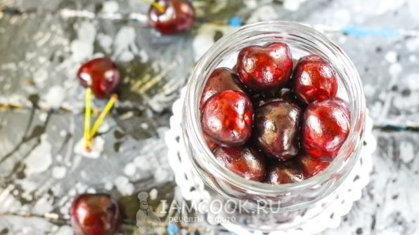 маринованная черешня на зиму