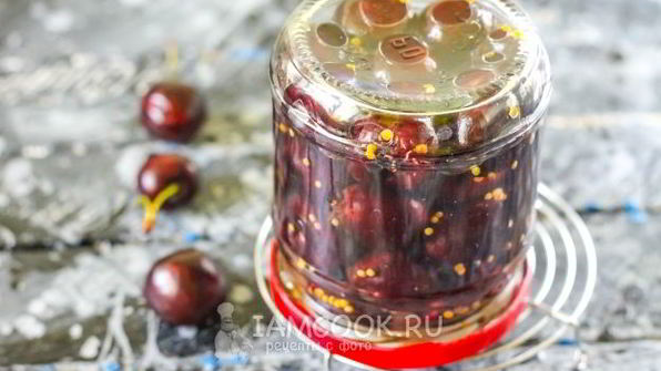 маринованная черешня на зиму