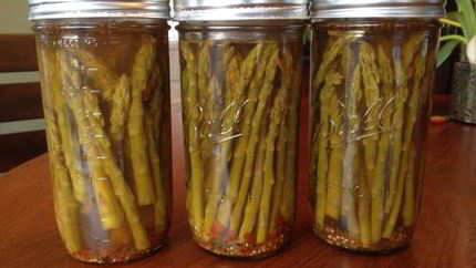 Маринованная спаржа