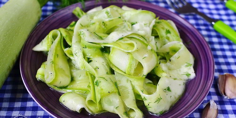 Рецепт маринованных кабачков с зеленью