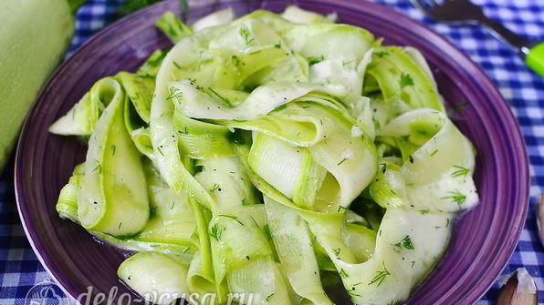 маринованные кабачки с зеленью
