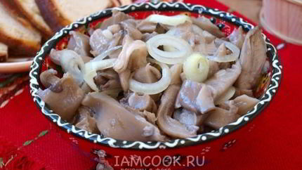 Маринованные вешенки